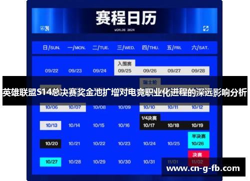 英雄联盟S14总决赛奖金池扩增对电竞职业化进程的深远影响分析